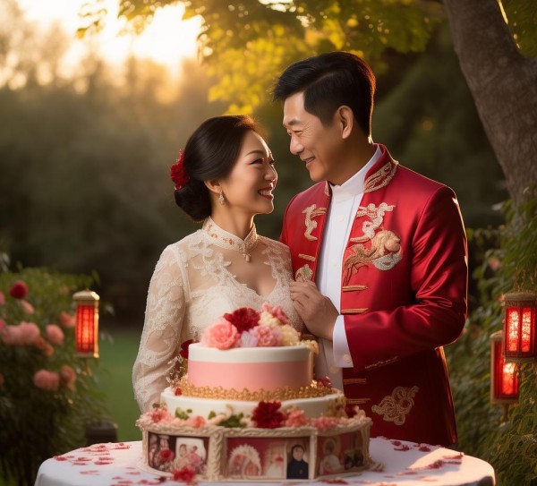 吴氏夫妇浪漫婚庆纪念日，永恒回忆的百科记录