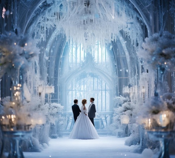 梦幻冰雪婚礼，冰雪奇缘主题策划，浪漫绽放冰雪世界