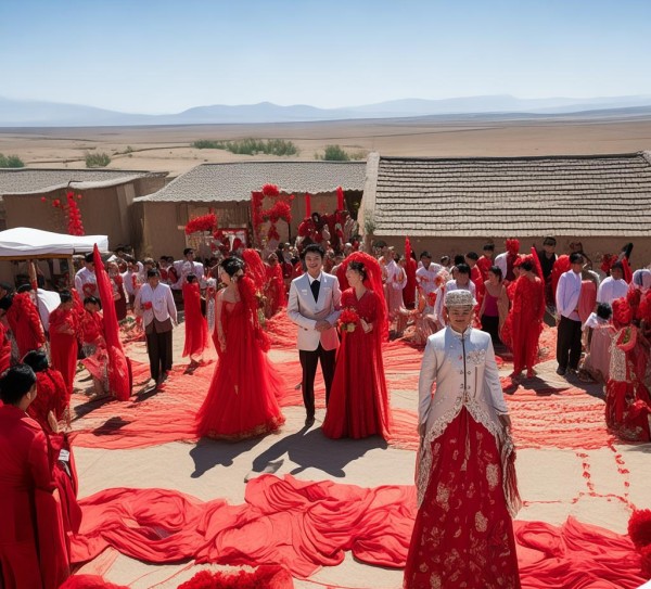 旱平川村红色婚礼习俗，白银市平川区传统婚嫁文化的传承