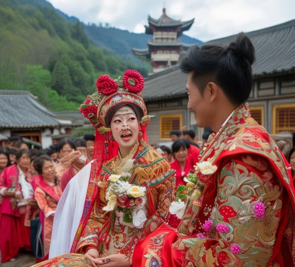 蒙城县许疃乡赵集村，婚礼习俗传承，情深意浓的传统婚典