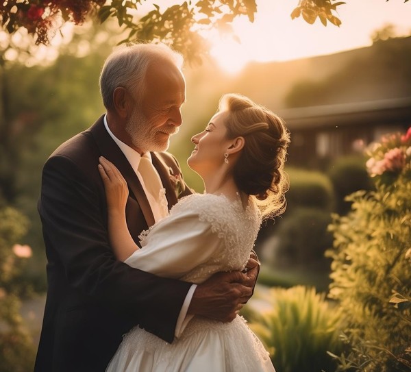 传统婚礼感人瞬间，老公公背儿媳妇的温馨传承